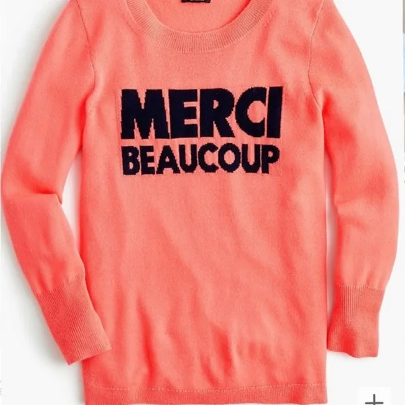 J. Crew •Everyday Cashmere Crewneck Sweater • Merci Beaucoup - Picture 4 of 9
